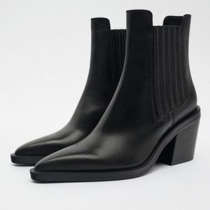 ⭐️⭐️SOLD⭐️⭐️ ZARA Cowboy style ankle boots